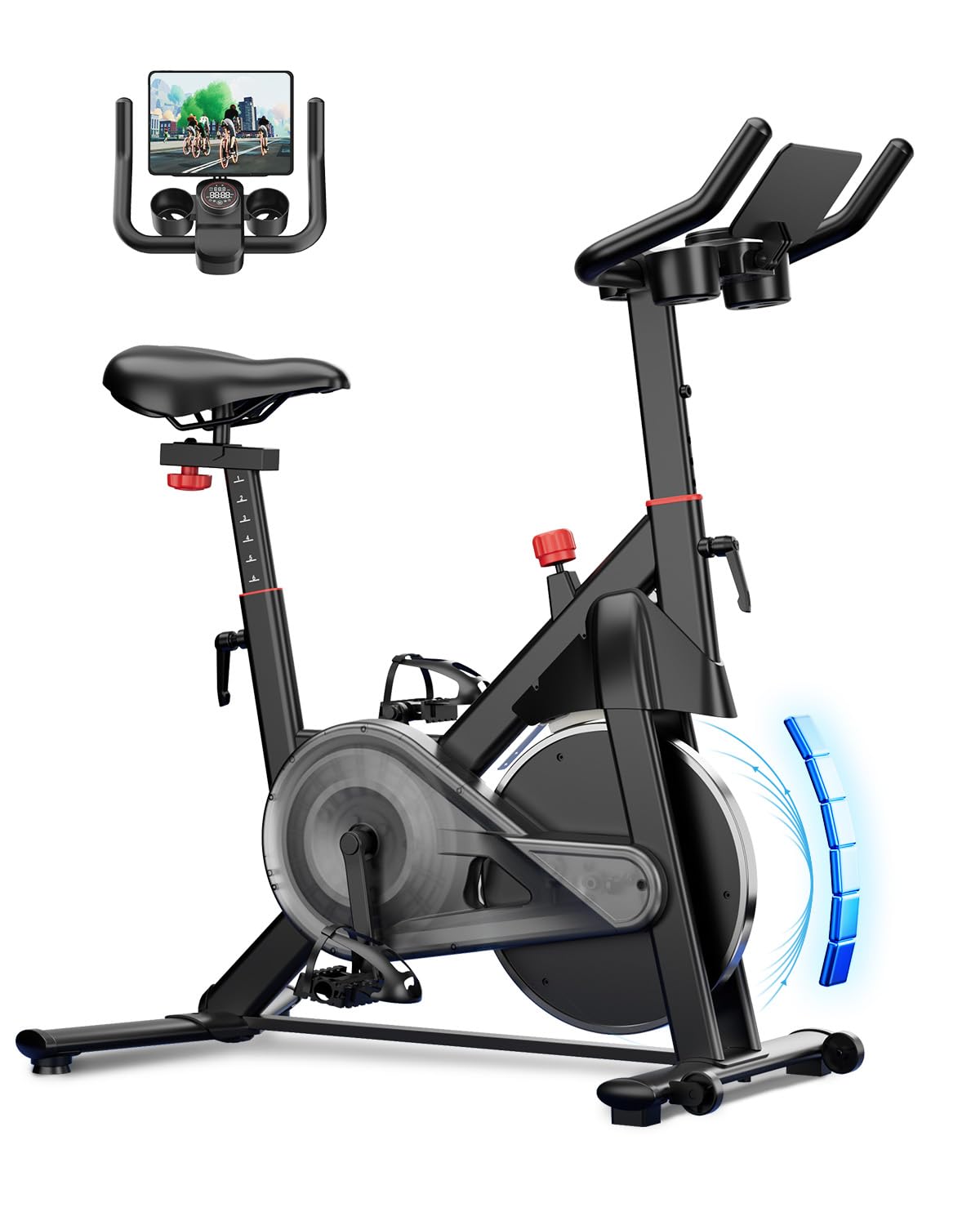 Magnetic Exercise Bike, 32 Levels for 300 lb